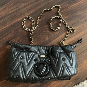 Valentino by Mario Valentino Zellie D Diamond Leather Shoulder Bag